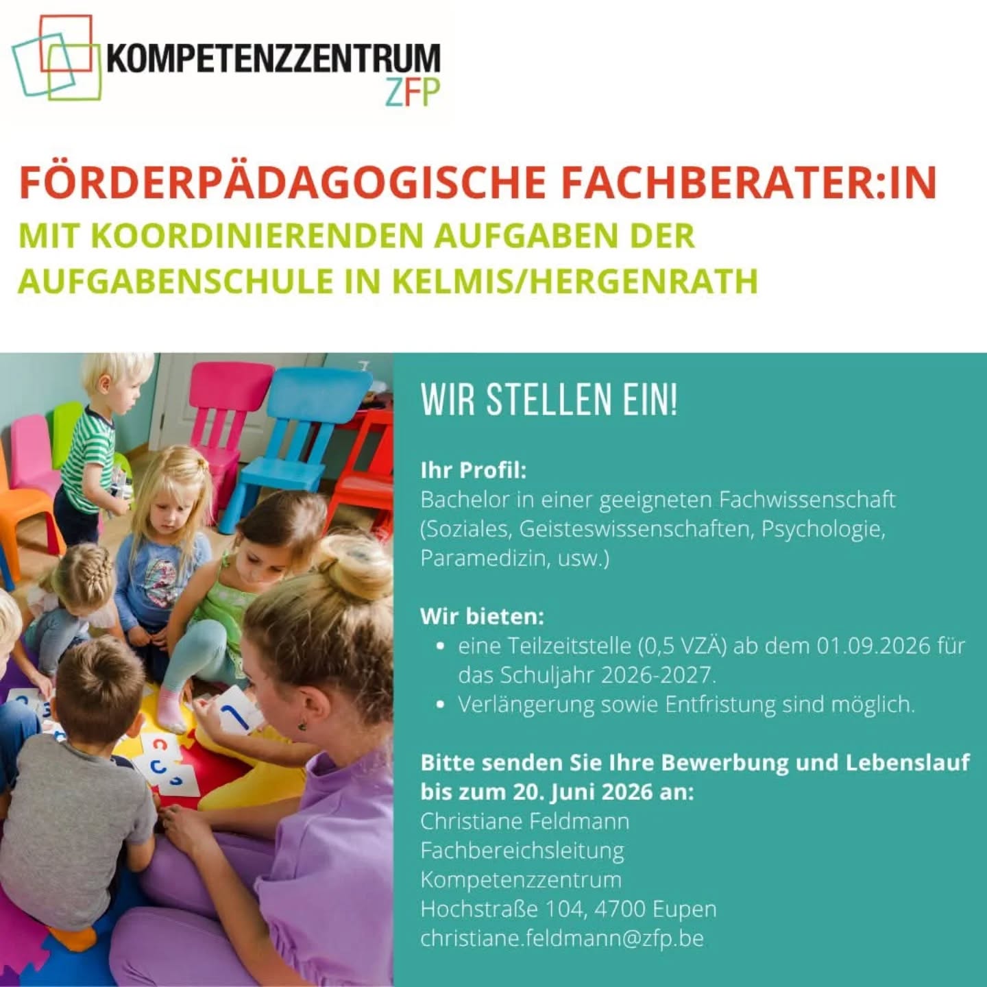 KoordinatorIn der Aufgabenschule (m/w/d) gesucht