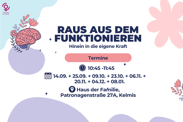 Raus aus dem Funktionieren – hinein in die eigene Kraft