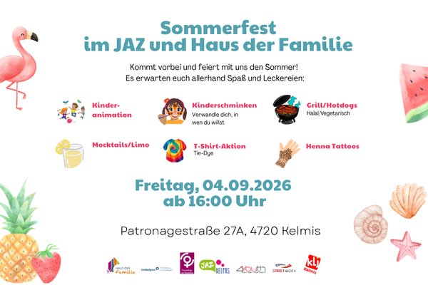 Sommerfest im Haus der Familie und JAZ!